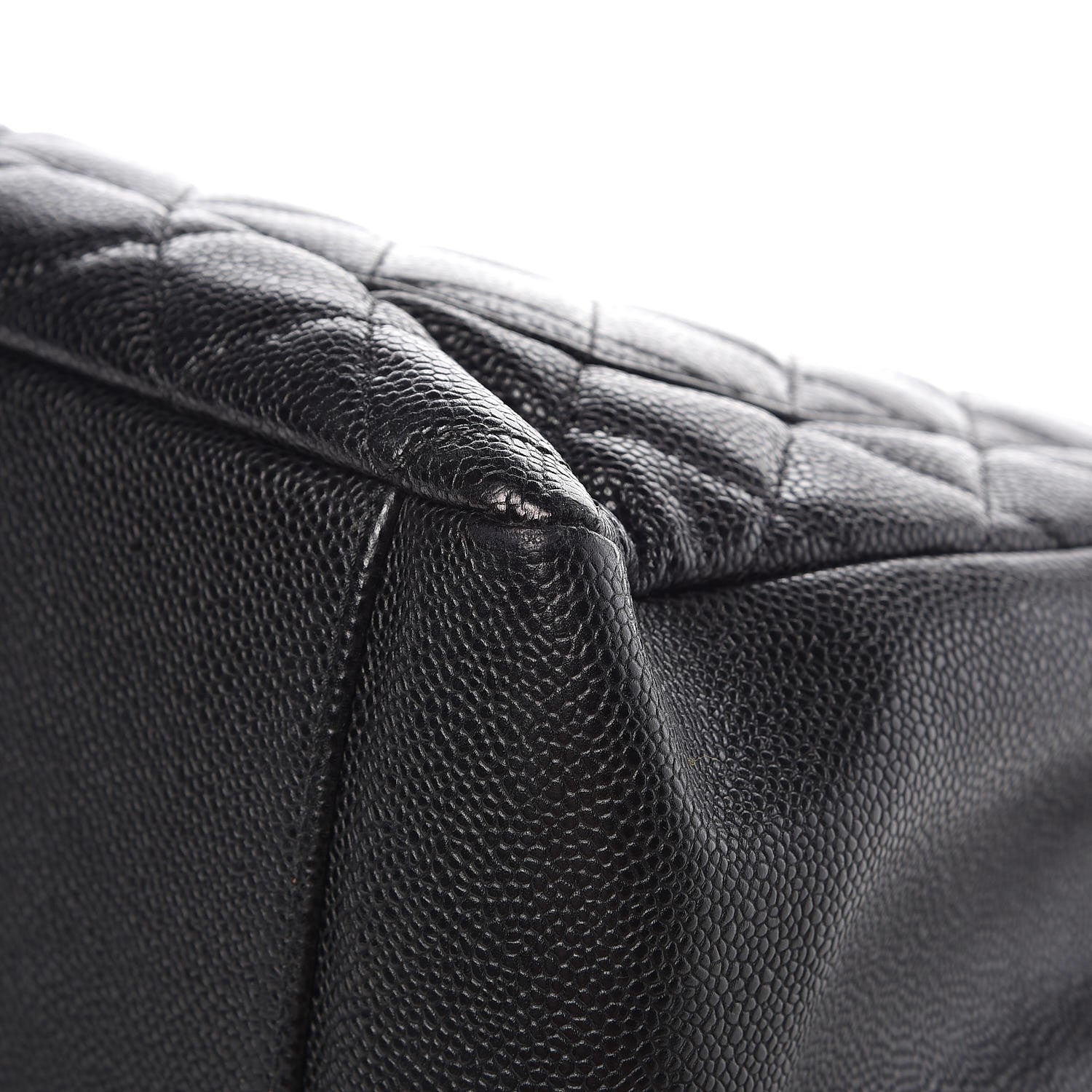 Chanel Caviar Quilted Grand Shopping Tote GST Black 13 of 14