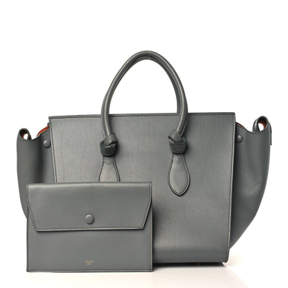Celine Natural Calfskin Large Tie Knot Tote Grey 1 of 9