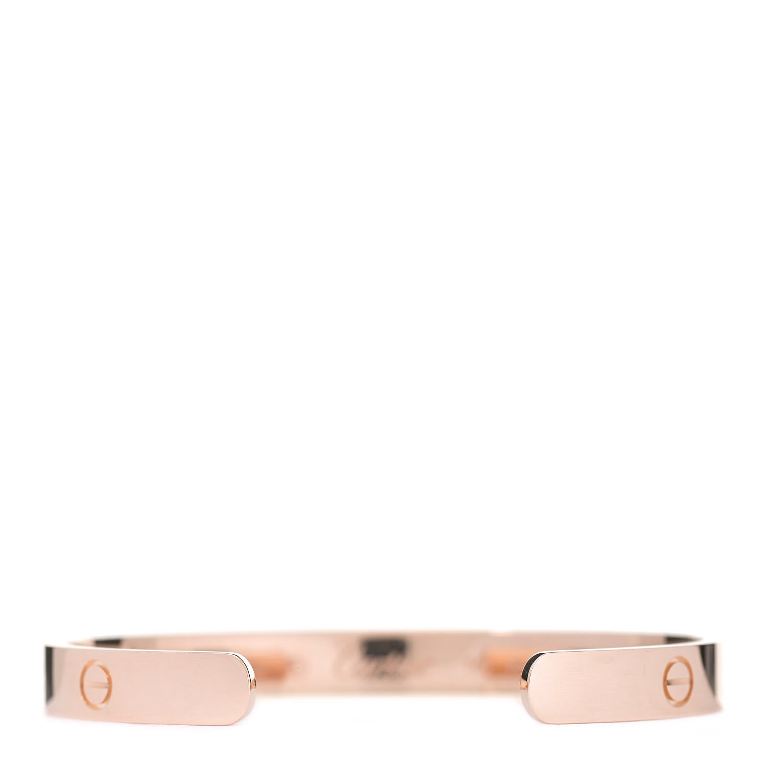 Cartier 18K Pink Gold LOVE Cuff Bracelet 17 2 of 4