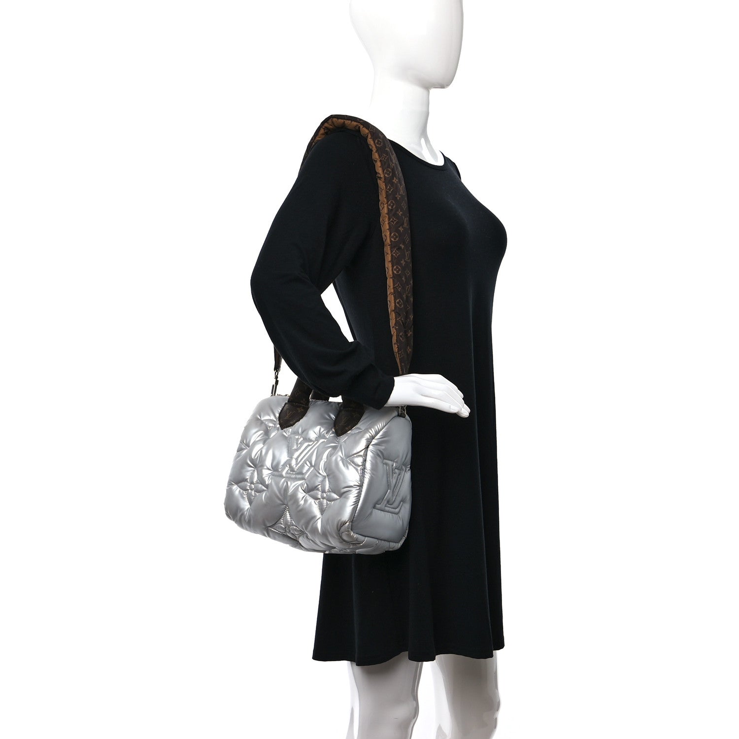 Louis Vuitton Econyl Mini Monogram Pillow Speedy Bandouliere 25 Silver 2 of 8