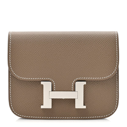 Hermes Epsom Constance Slim Wallet Etoupe 1 of 9