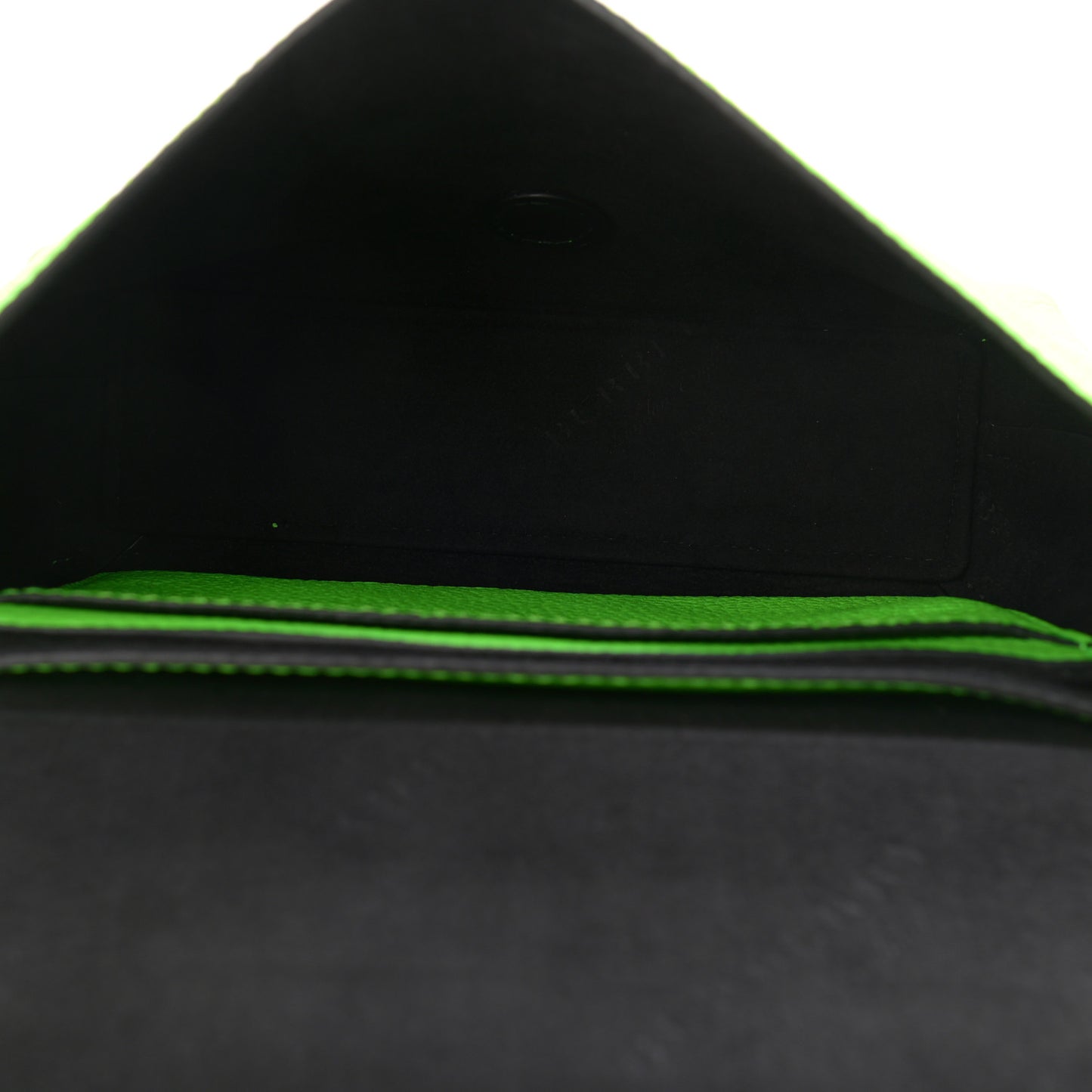Signature Grain Burleigh Crossbody Bag Neon Green