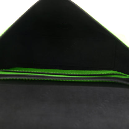 Burberry Signature Grain Burleigh Crossbody Bag Neon Green 5 of 10