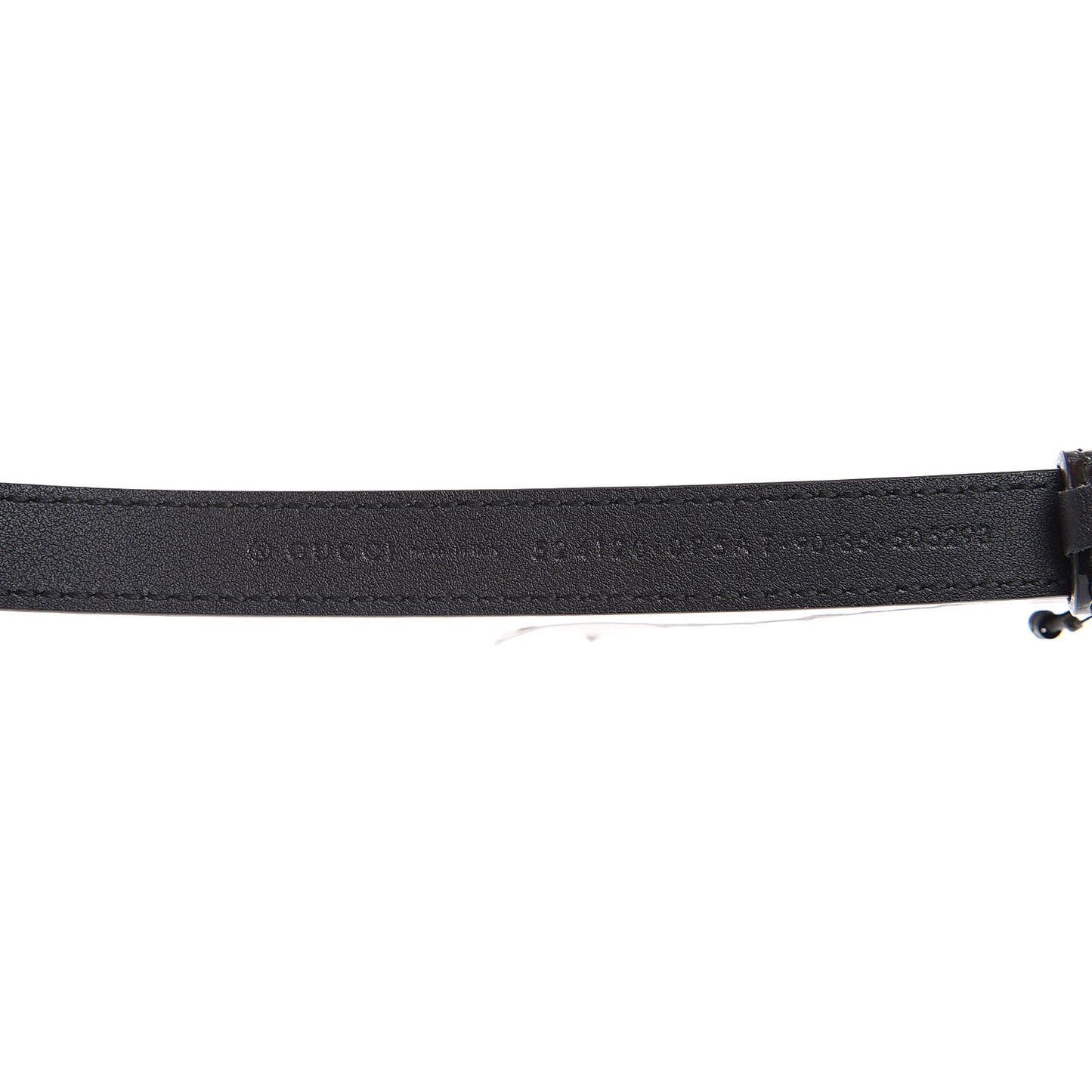 Skipper Calfskin Enamel Bee 15mm Belt 90 36 Black