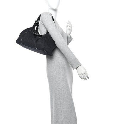 Fendi Zucchino Vitello Shoulder Bag Black 2 of 9