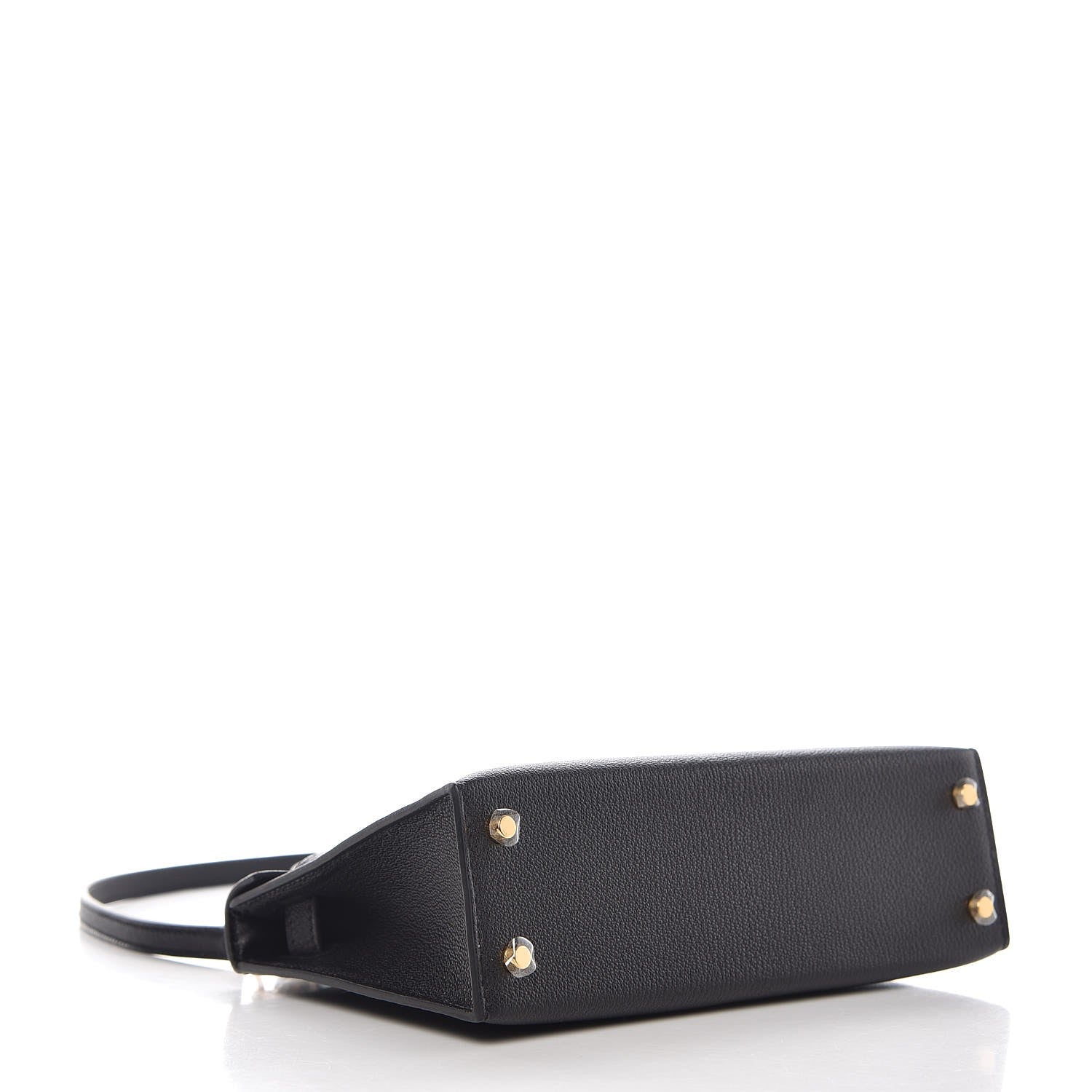 Hermes Chevre Chandra Mini Kelly Sellier 20 Black 4 of 9