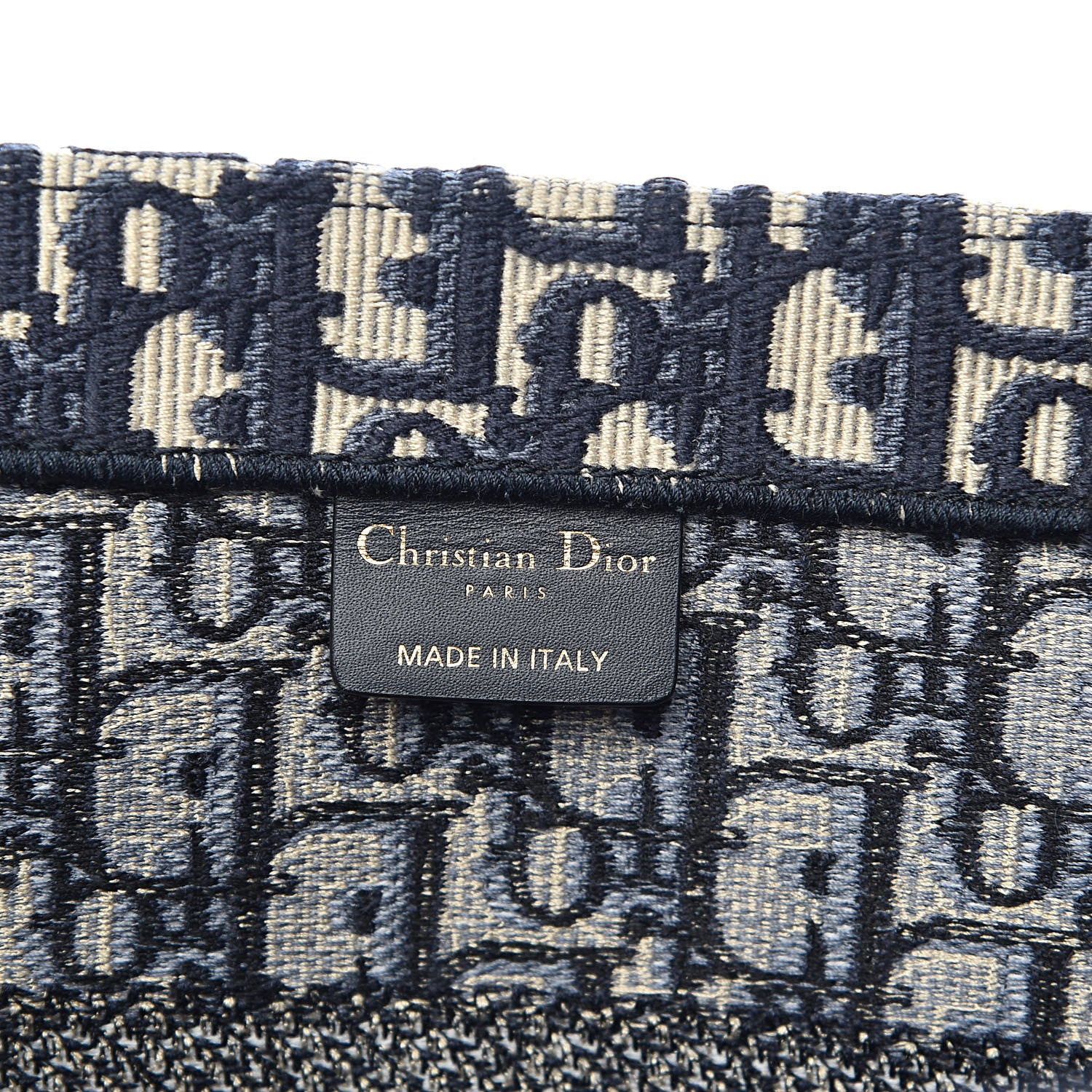 Christian Dior Oblique Medium Book Tote Blue Multicolor 6 of 13
