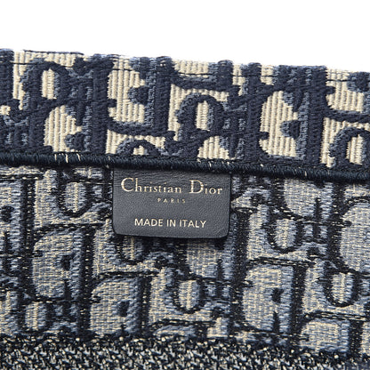 Christian Dior Oblique Medium Book Tote Blue Multicolor 6 of 13