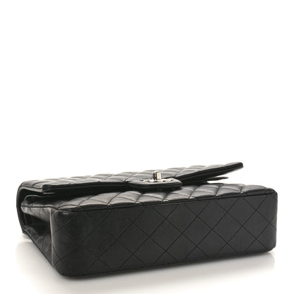 Chanel Lambskin Quilted Medium Double Flap Black 4 of 10