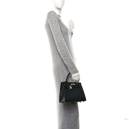 Hermes Epsom Kelly Sellier 25 Black 2 of 10