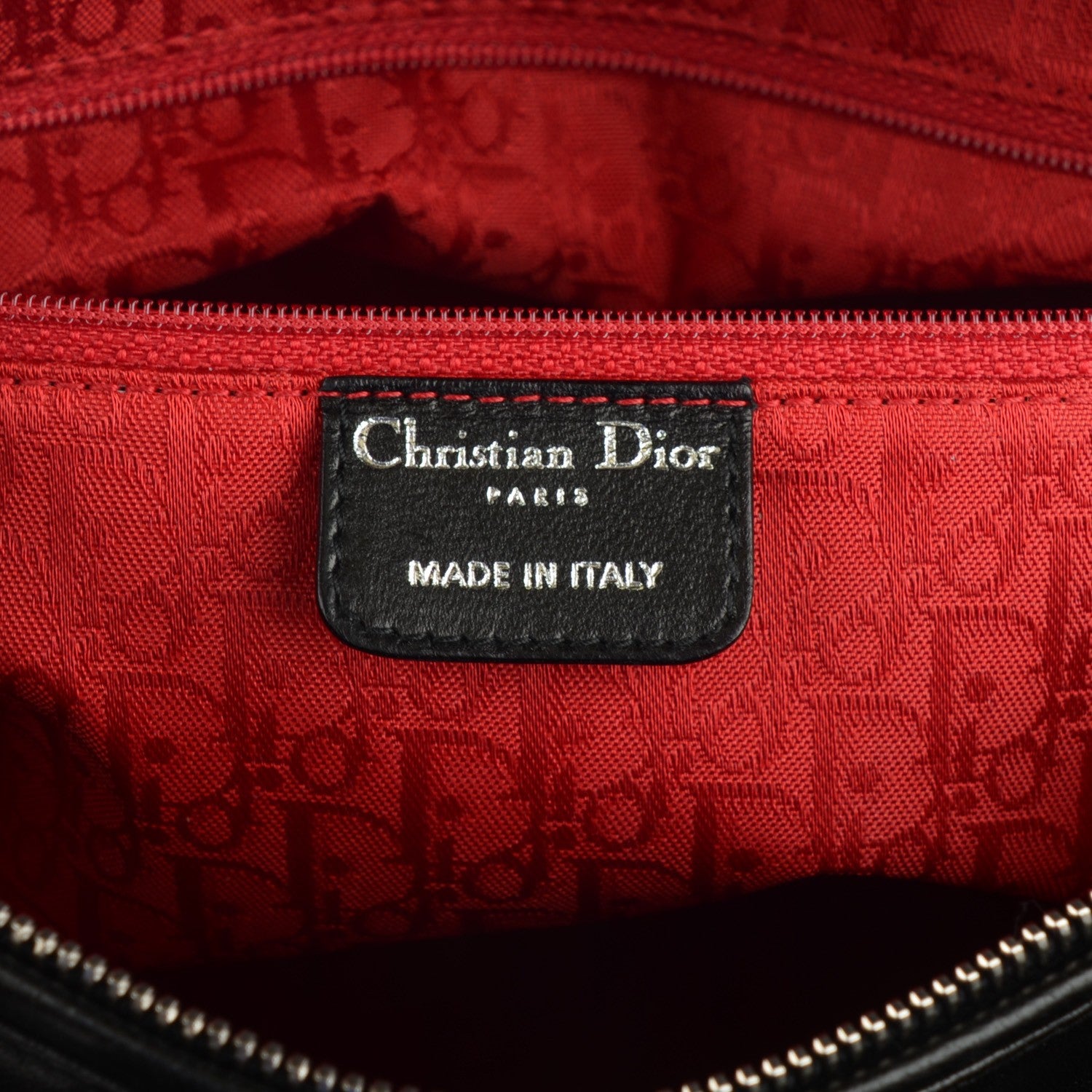 Christian Dior Lambskin Cannage Large Lady Dior Black 6 of 7