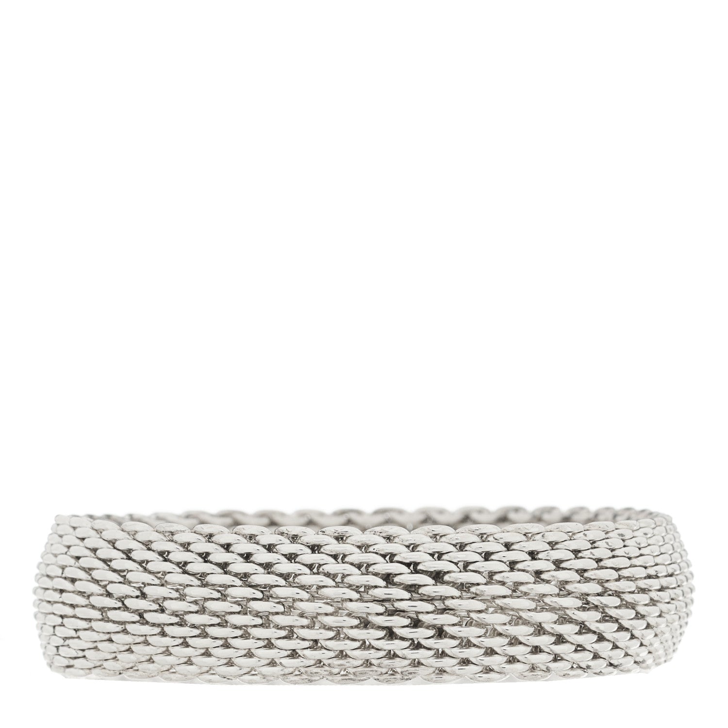 Tiffany Sterling Silver Somerset Mesh Bracelet 2 of 3