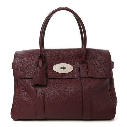 Mulberry Grain Vegetable Tanned Calfskin Bayswater Oxblood 1 of 9