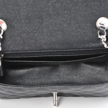 Chanel Caviar Quilted Mini Rectangular Flap Black 7 of 8