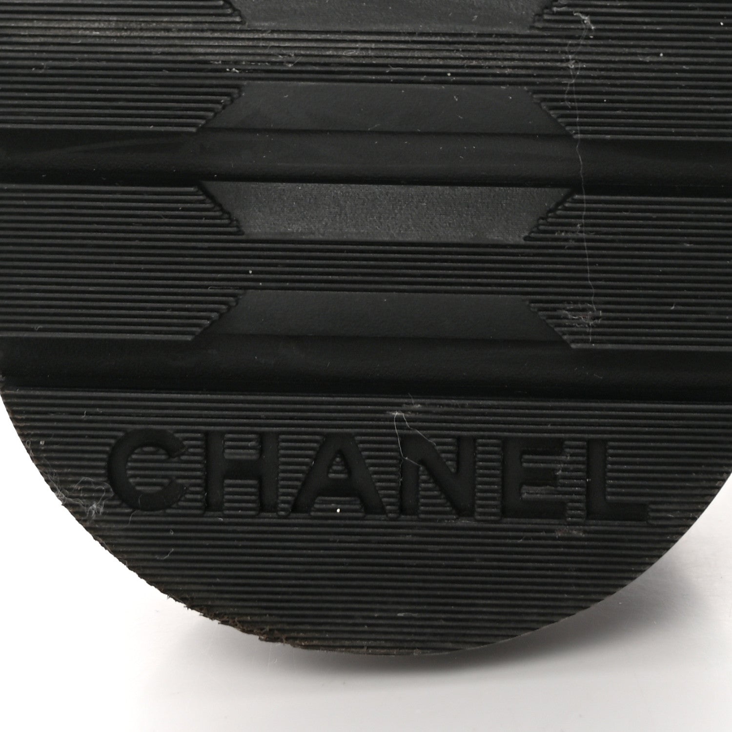 Chanel Shiny Calfskin Quilted Lace Up Combat Boots 38.5 Black 7 of 9