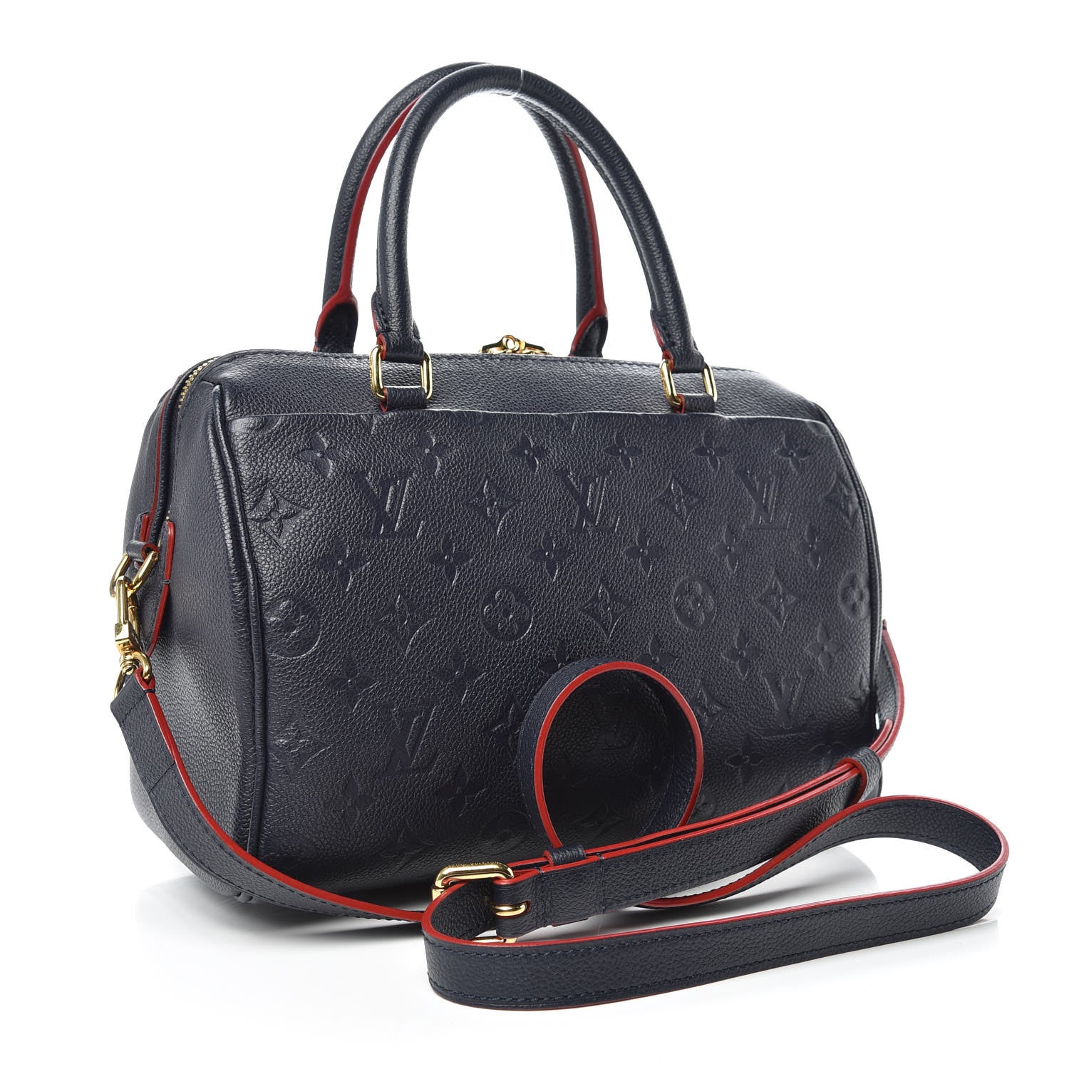 Louis Vuitton Empreinte Speedy Bandouliere 25 NM Marine Rouge 3 of 10