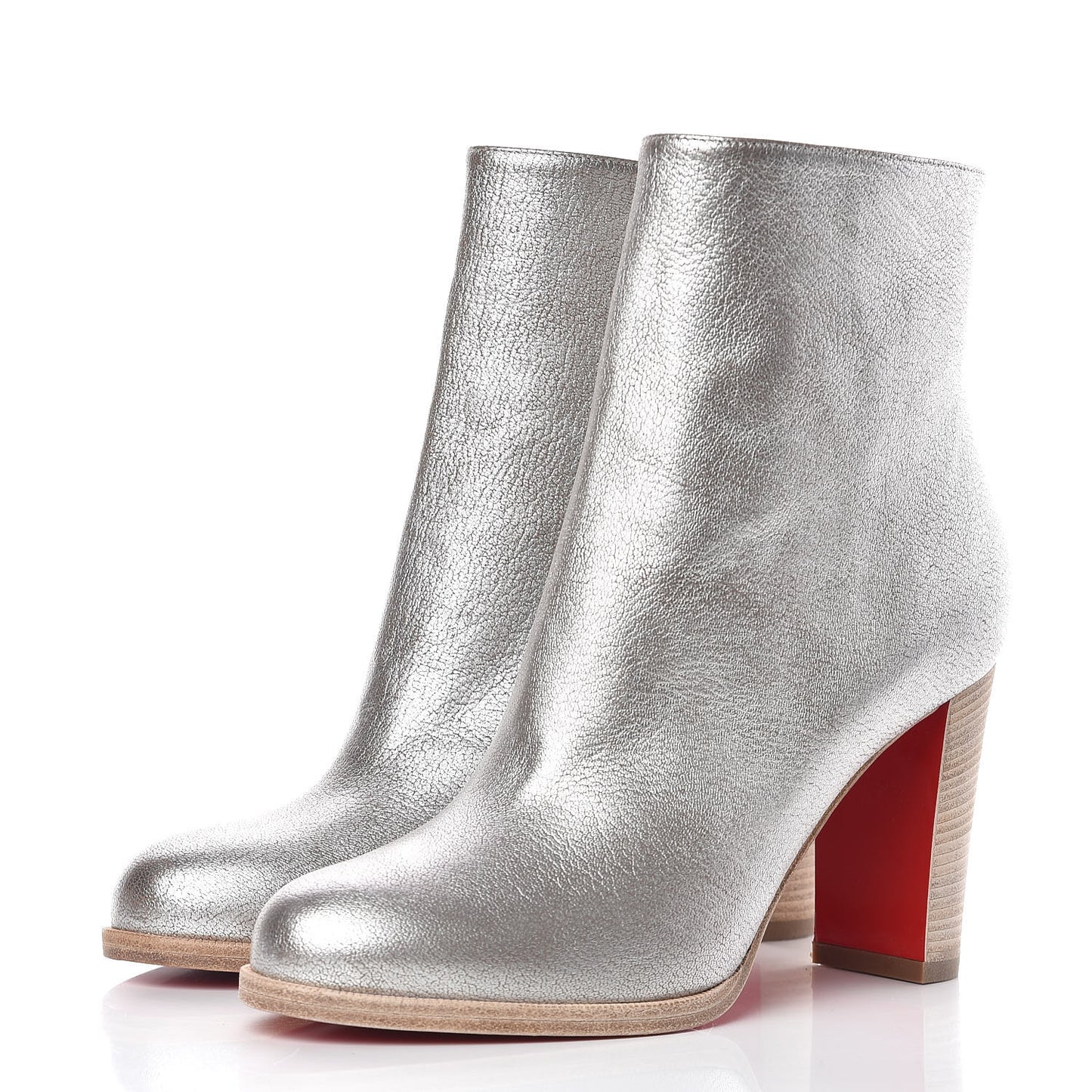 Kid Lame Washed Adox 85 Ankle Boots 36 Roche Grezzo Saponat