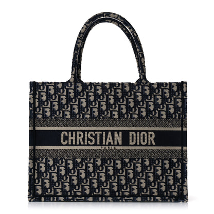 Christian Dior Oblique Medium Book Tote Blue Multicolor 1 of 10