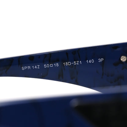 Prada Acetate Symbole Sunglasses SPR 14Z Blue 5 of 8