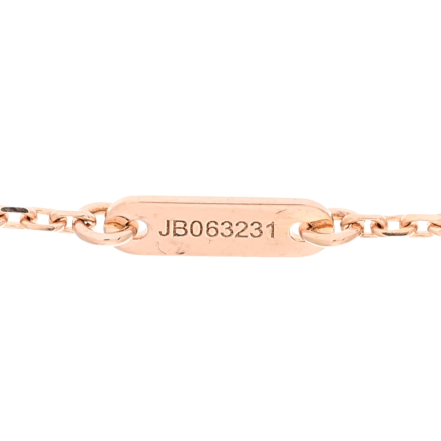 18K Rose Gold Carnelian Sweet Alhambra Pendant Necklace