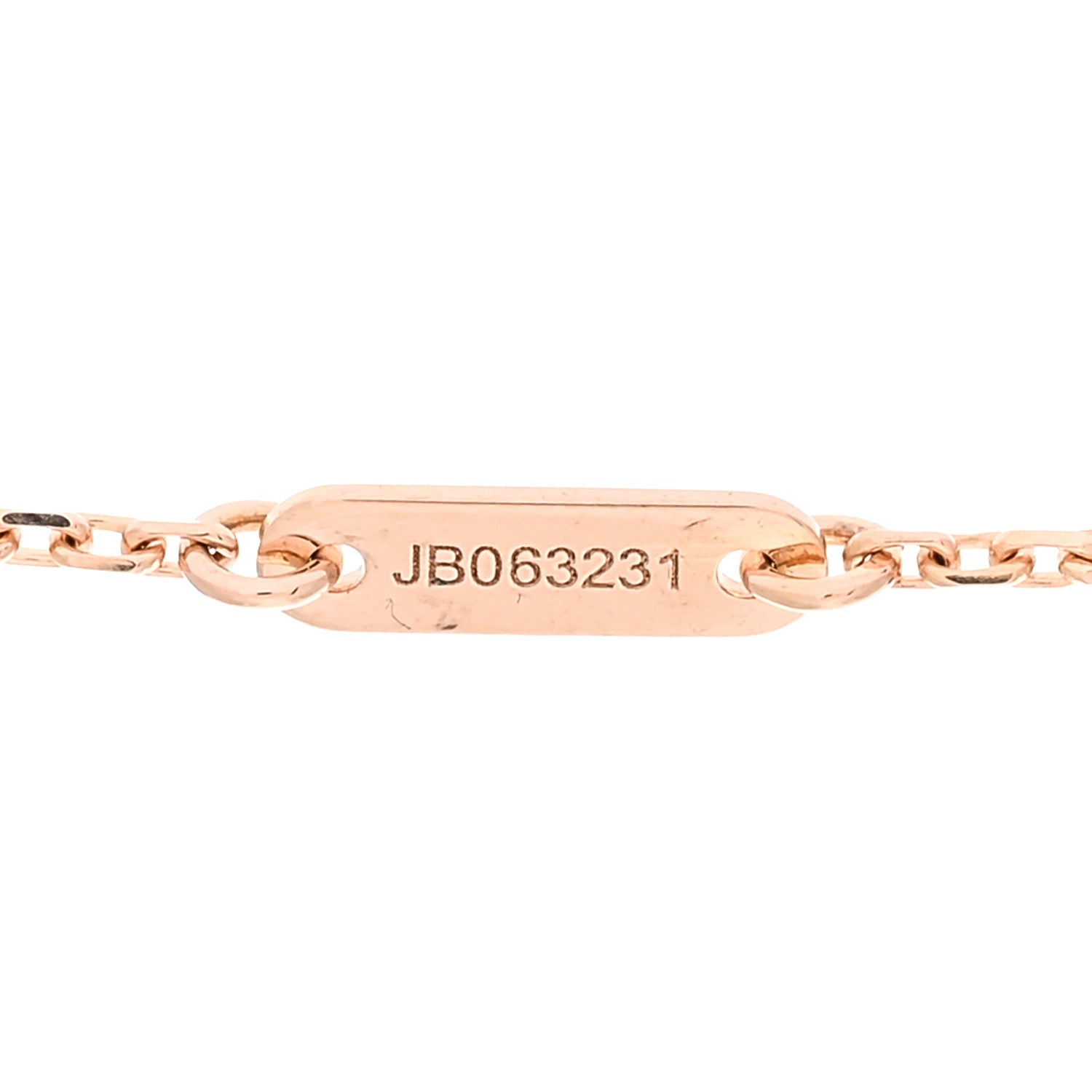 Van Cleef & Arpels 18K Rose Gold Carnelian Sweet Alhambra Pendant Necklace 4 of 5