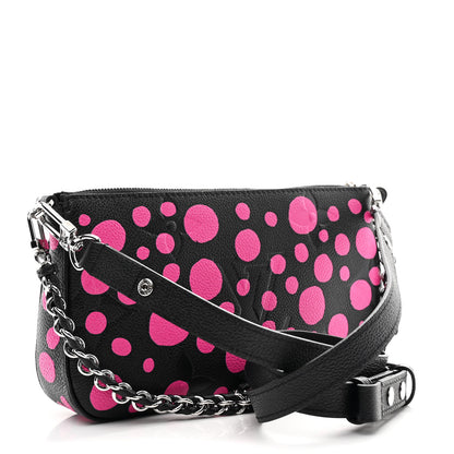 Louis Vuitton LV X YK Empreinte Multi Pochette Accessories Black Fuchsia 3 of 11