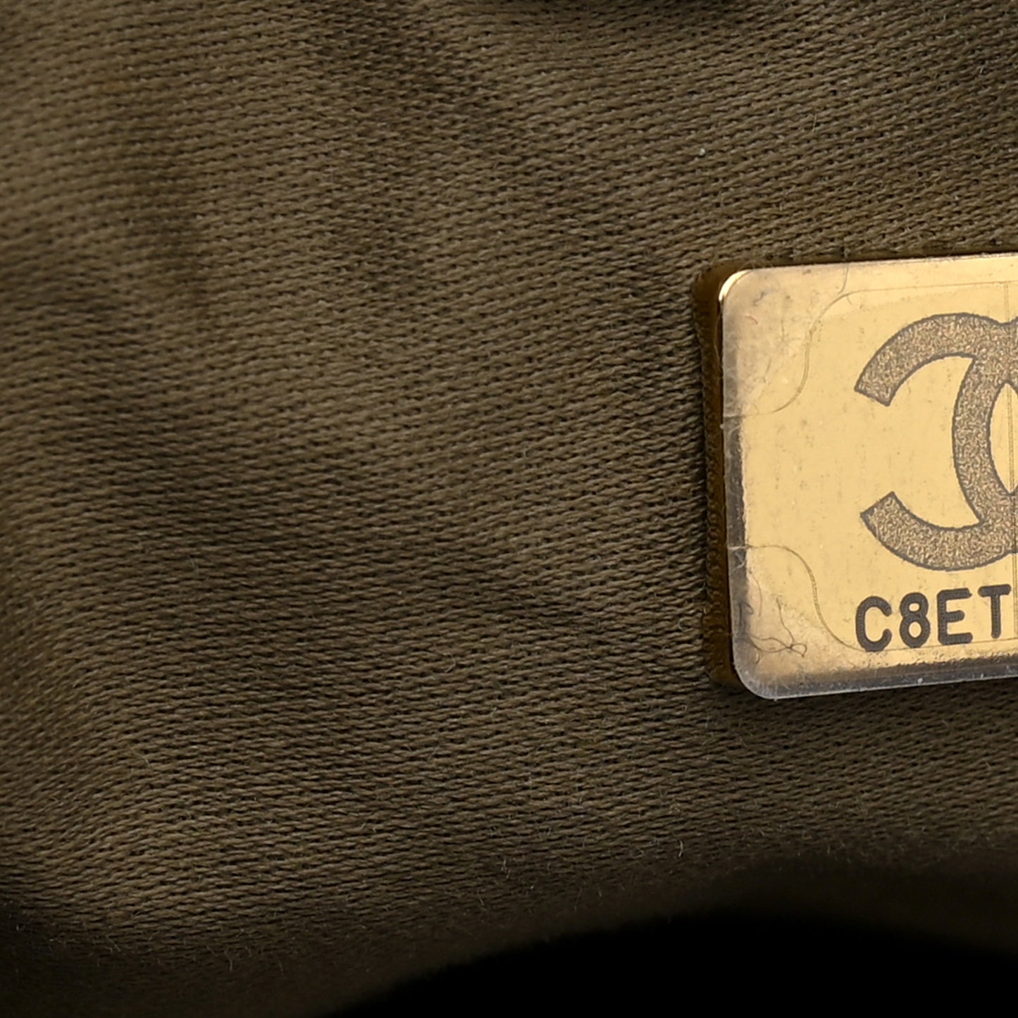 Caviar Quilted Medium Chanel 25 Handbag Dark Khaki