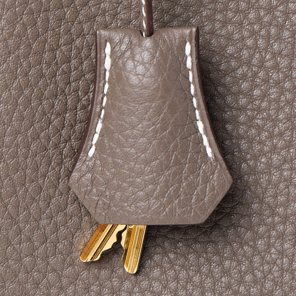 Hermes Taurillon Clemence Kelly Retourne 28 Etoupe 27 of 37