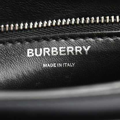 Burberry Calfskin Montage Print Small TB Bag Black 6 of 22