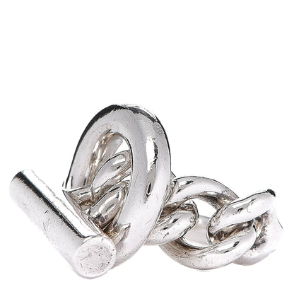 Hermes Sterling Silver GM Croisette Ring 52 6 2 of 5