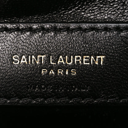 Saint Laurent Lambskin Matelasse Monogram June Box Bag Black 6 of 10