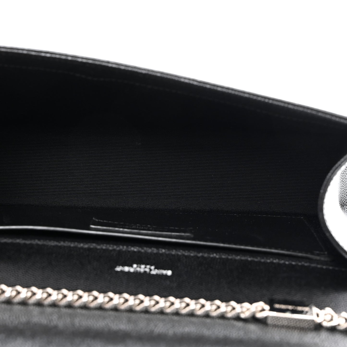 Grain De Poudre Medium Classic Monogram Kate Satchel Black