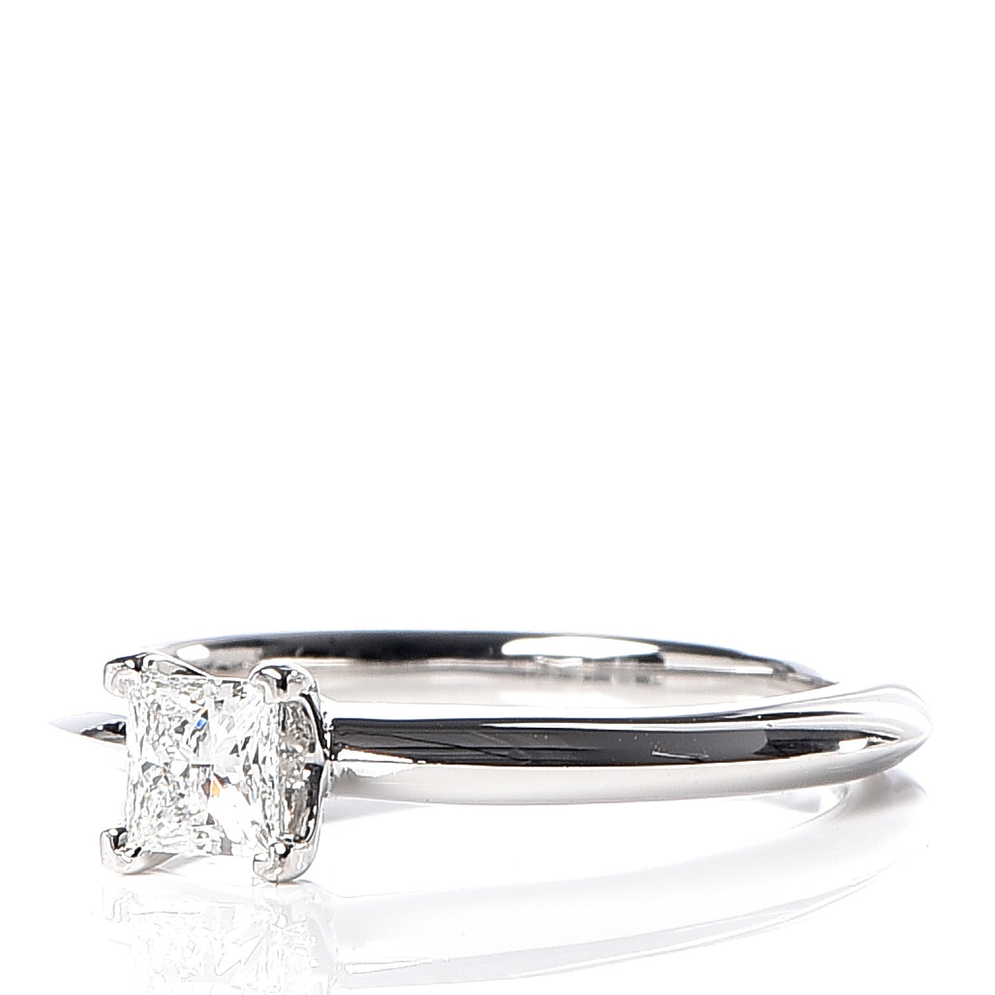 Platinum Diamond .22ct Princess Cut Engagement Ring 43 2.75
