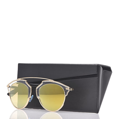 Christian Dior Mirrored So Real Sunglasses Gold 10 of 10