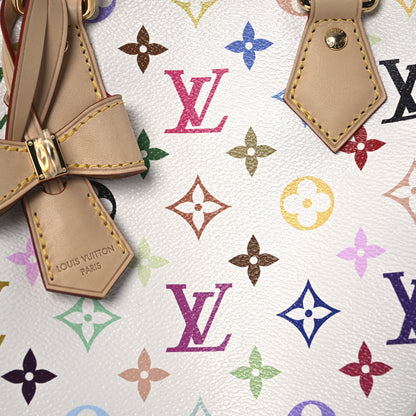 Louis Vuitton LV X TM Monogram Multicolor Speedy Bandouliere 25 White 7 of 12