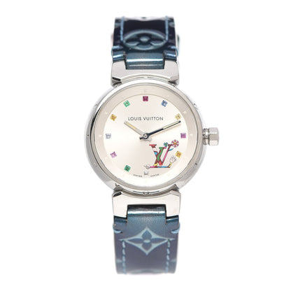 Louis Vuitton Stainless Steel Vernis 28mm Tambour Murakami Quartz Watch 1 of 5