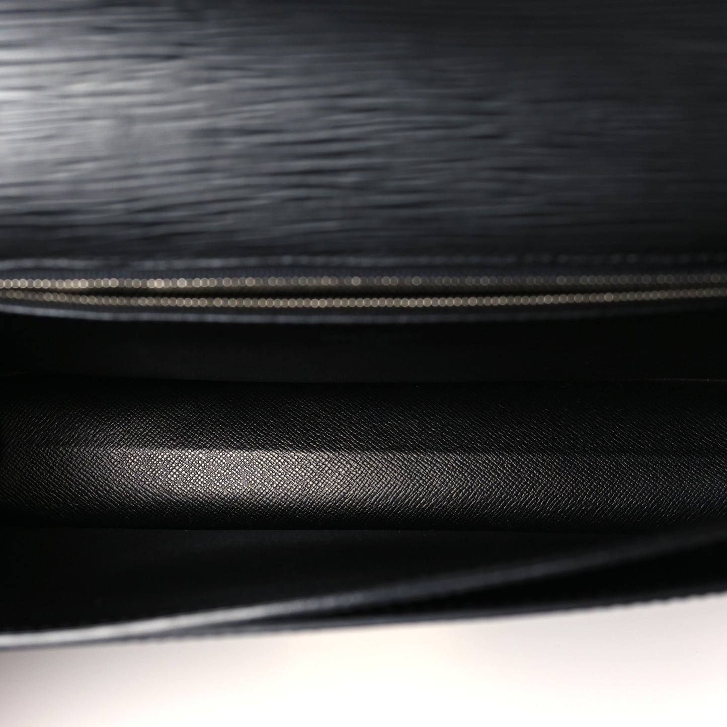 Epi Pochette Sellier Dragonne Clutch Black