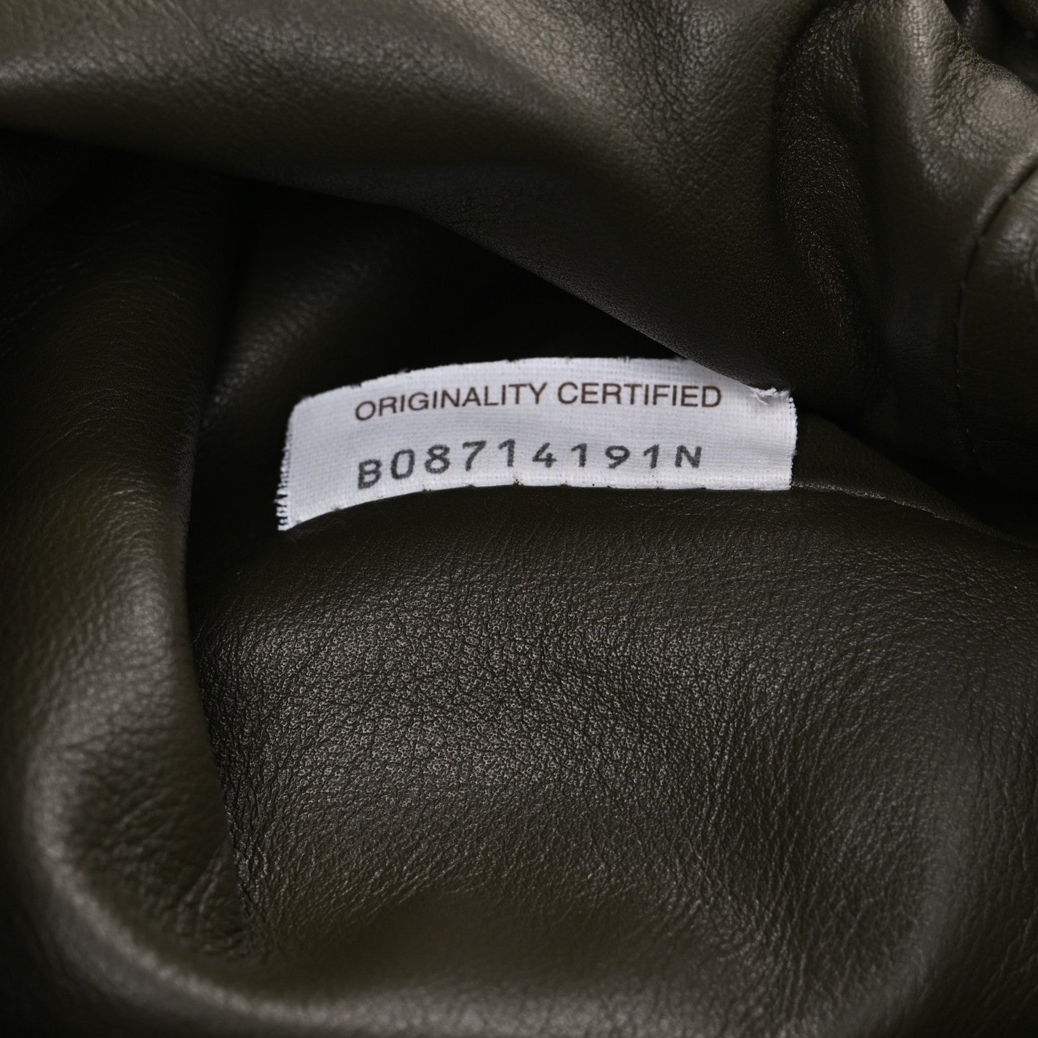 Bottega Veneta Smooth Butter Calf The Pouch Oversized Clutch Kaki Fondent 8 of 11