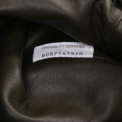 Bottega Veneta Smooth Butter Calf The Pouch Oversized Clutch Kaki Fondent 8 of 11