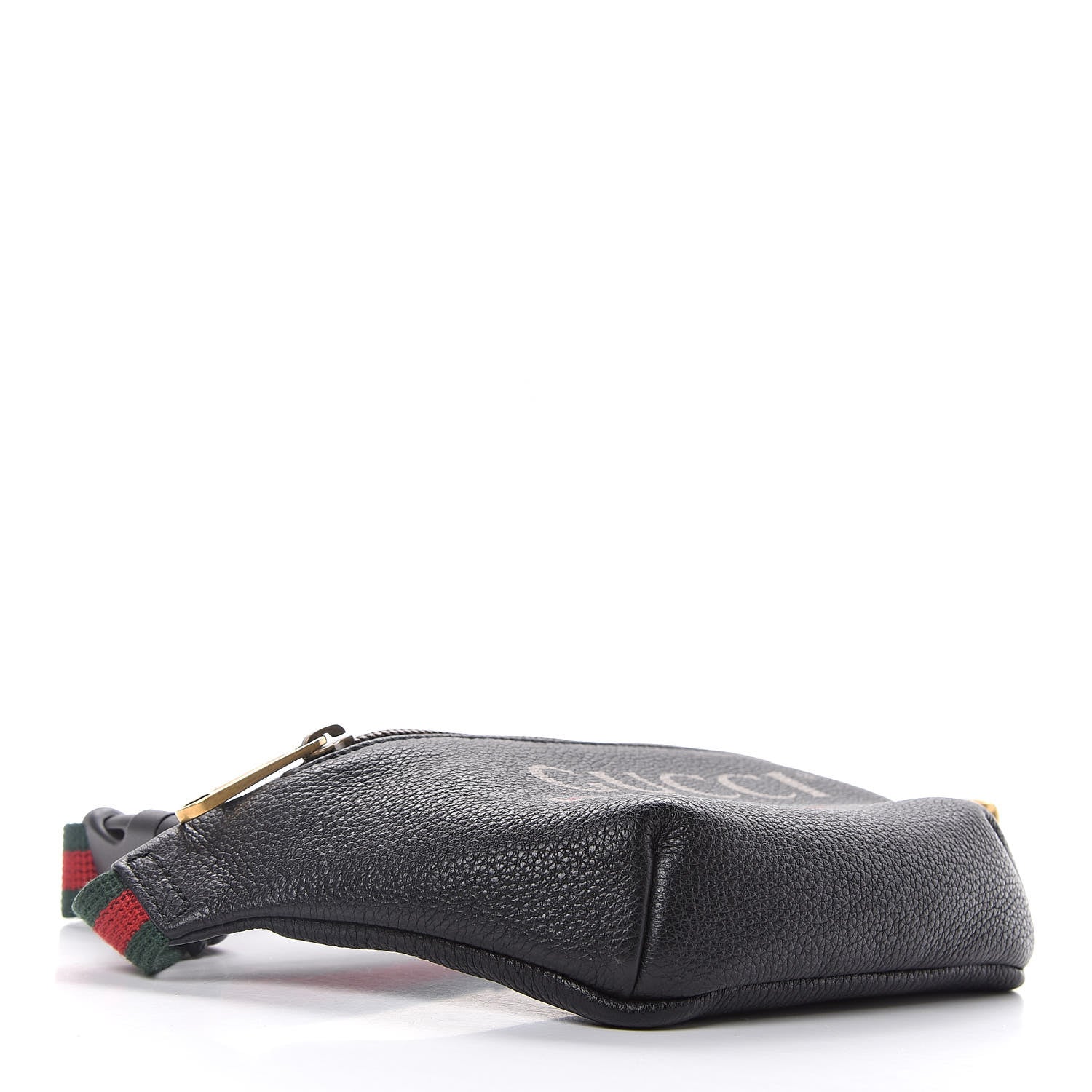 Gucci Grained Calfskin Small Logo Belt Bag Black 4 of 10