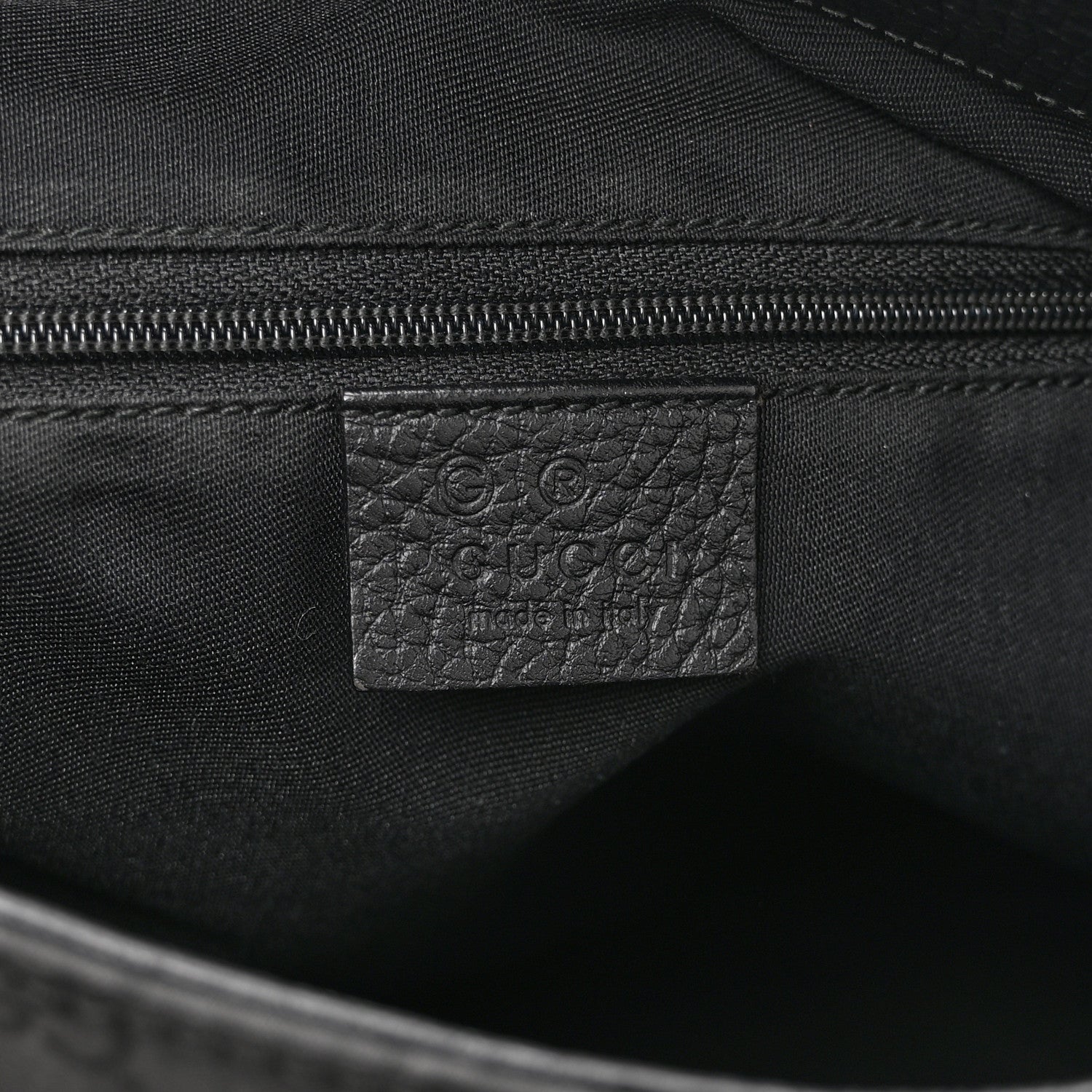 Gucci Monogram Shoulder Bag Black 6 of 10