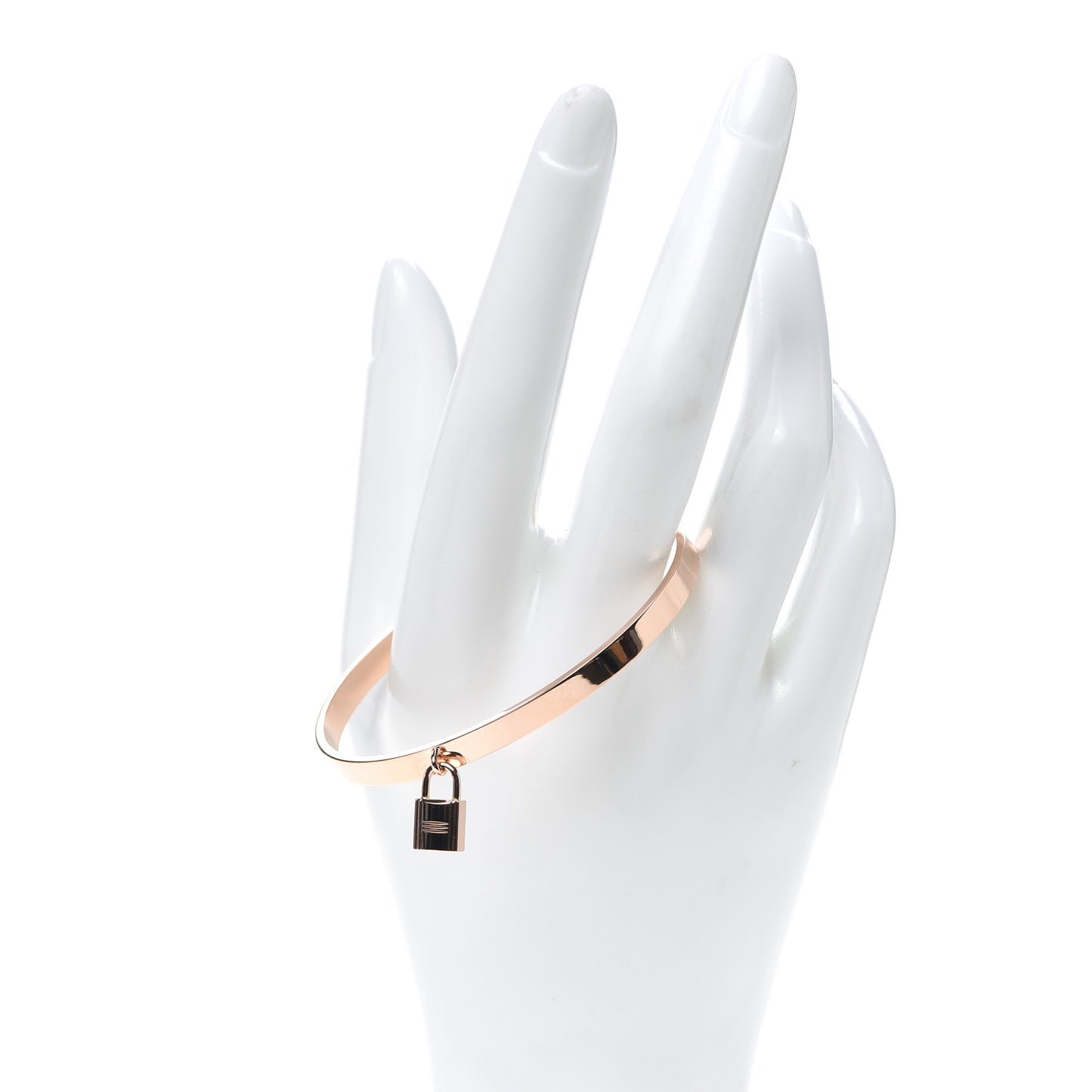 18K Rose Gold PM Kelly Clochette Cuff Bracelet ST