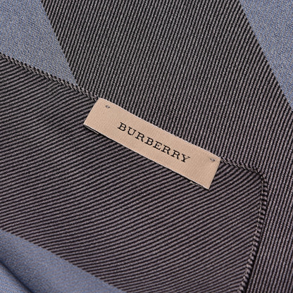 Burberry Silk Mega Check Mulberry Scarf Lavender 4 of 4