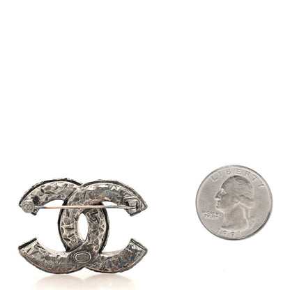 Chanel Crystal CC Brooch Ruthenium 2 of 3