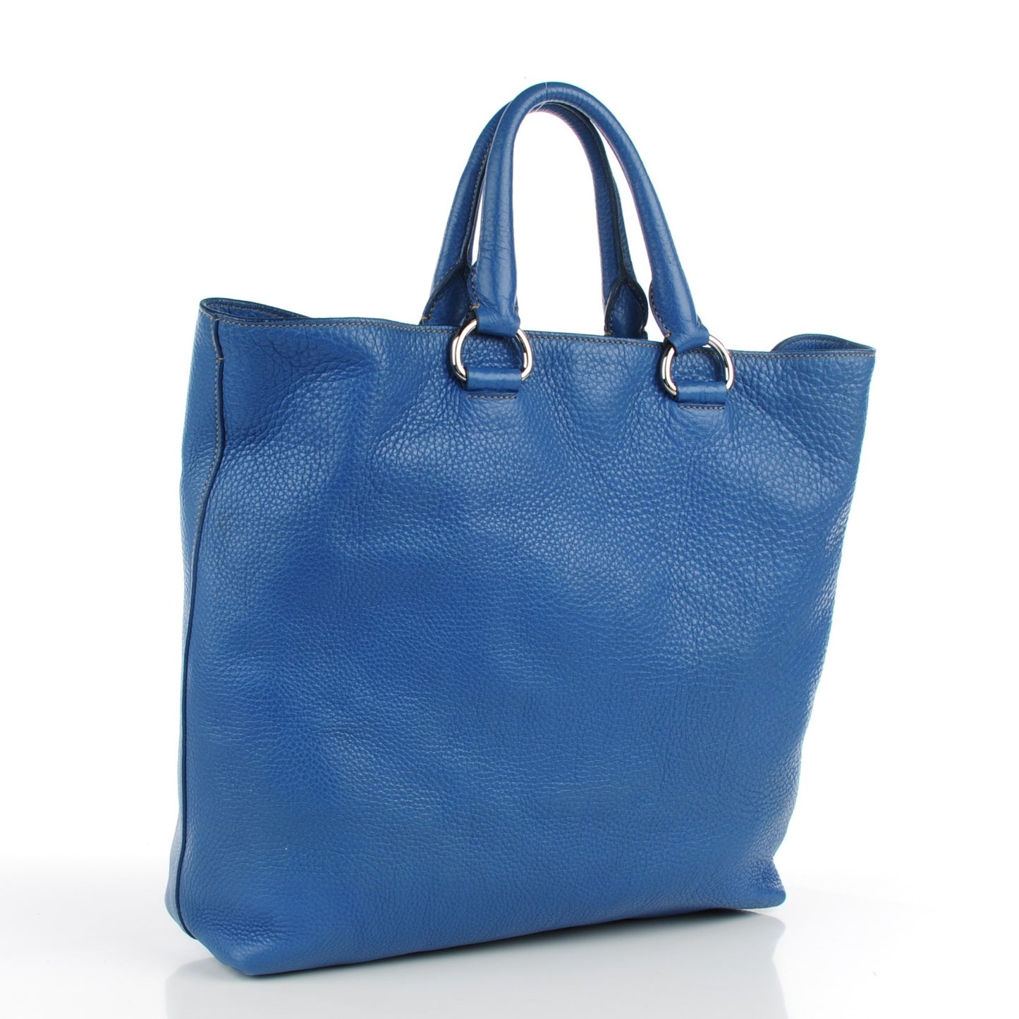 Vitello Daino Tote Cobalto