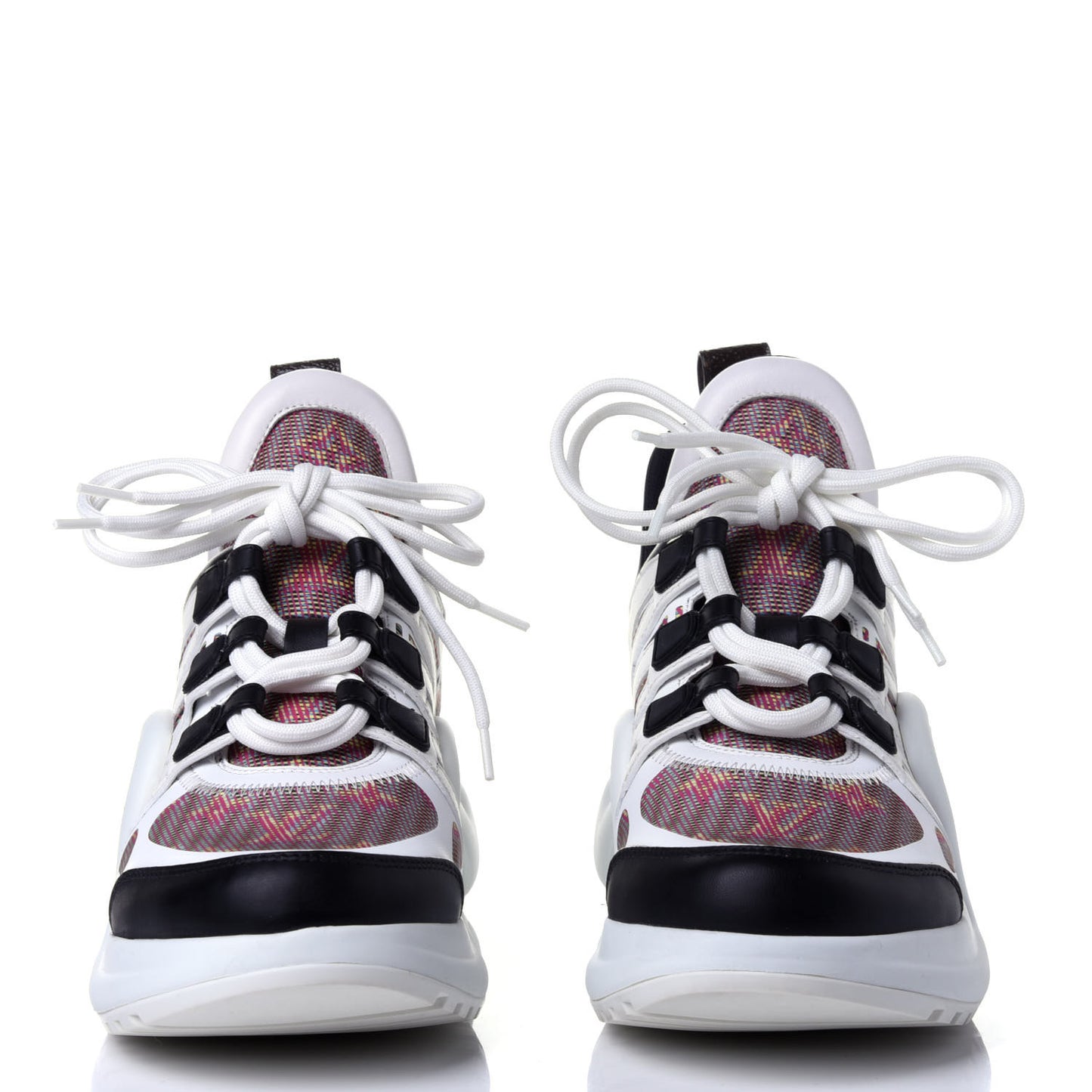 Calfskin Nylon LV Pop Archlight Sneaker 39 Rose