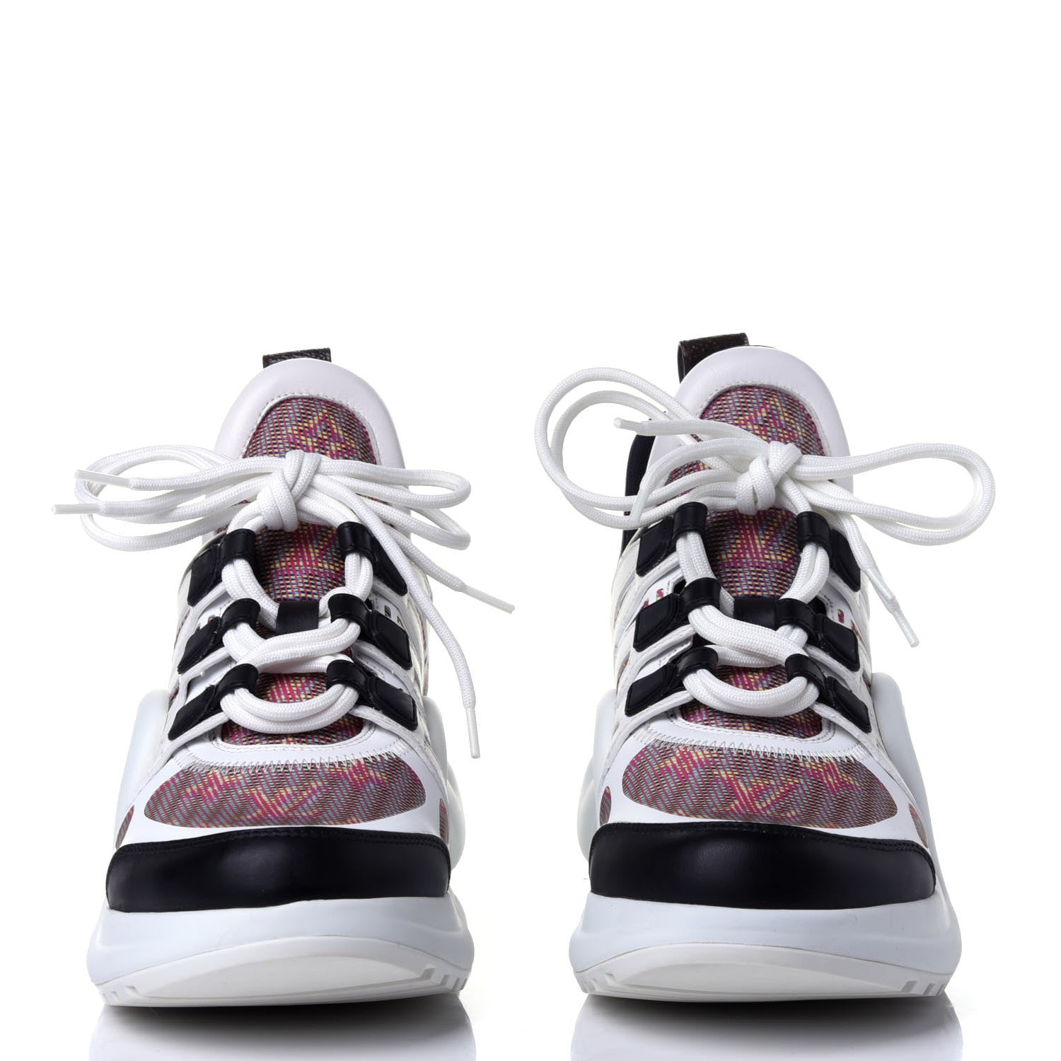Louis Vuitton Calfskin Nylon LV Pop Archlight Sneaker 39 Rose 2 of 10