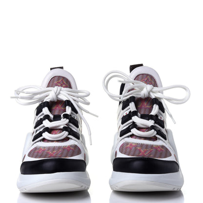 Louis Vuitton Calfskin Nylon LV Pop Archlight Sneaker 39 Rose 2 of 10