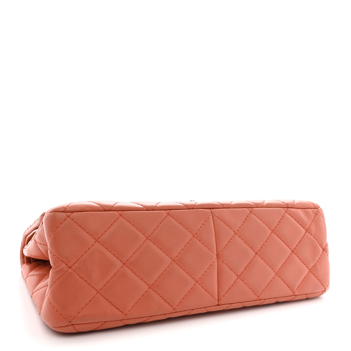 Chanel Lambskin Quilted 2.55 Reissue 227 Flap Orange 4 of 11