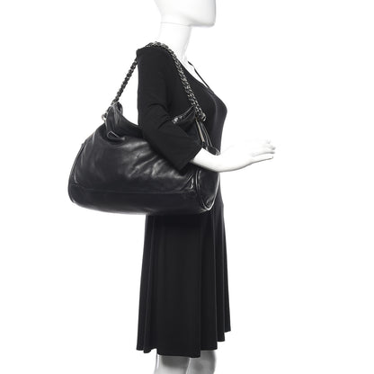 Chanel Lambskin Ultimate Soft Hobo Black 2 of 10